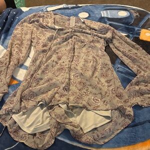 Floral Long Sleeve Women's jumpsuit